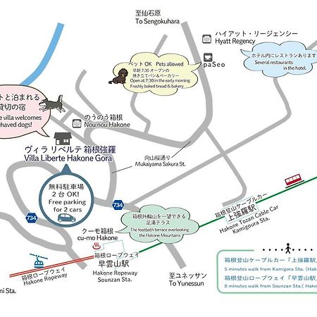 Villa Liberte Hakone Gora Экстерьер фото